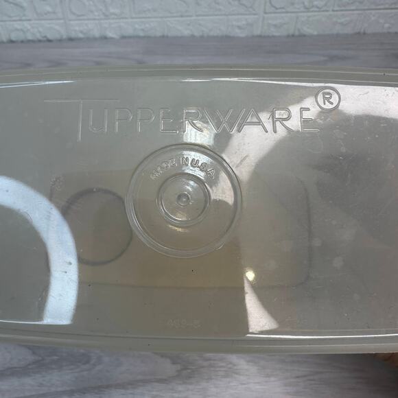 Vtg Tupperware Store N Pour Cereal Keeper Flip Top Medium 469-A w/ Lid 471-10 - Picture 8 of 9